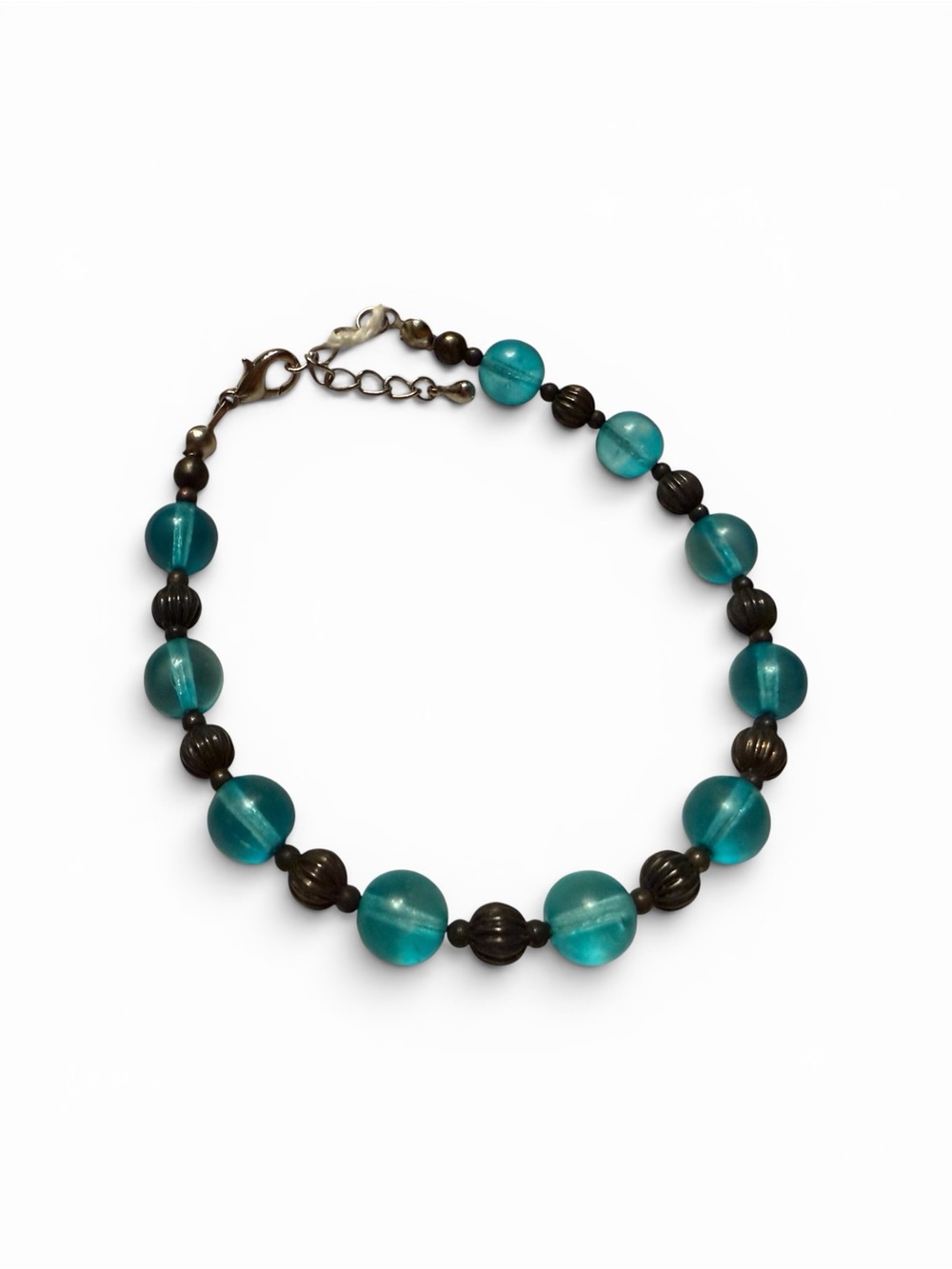 Teal Beaded Bracelet - new